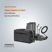 Porodo 1 Pc 5-in-1 Travel Combo Kit Black