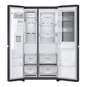 LG InstaView Door-in-Door™ Side by Side 635L, Black, GC-X257CQHW