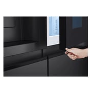 LG InstaView Door-in-Door™ Side by Side 635L, Black, GC-X257CQHW