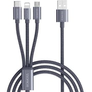 Romoss 3-In-1 USB Cable 1m Space Grey