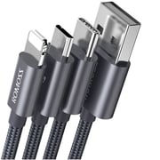Romoss 3-In-1 USB Cable 1m Space Grey