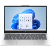 HP (2025) Laptop - AMD Ryzen 5-7520U / 14inch FHD / 512GB SSD / 16GB RAM / Shared AMD Radeon Graphics / Windows 11 Home / English & Arabic Keyboard / Natural Silver / Middle East Version - [14-EM0020NE]