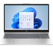 HP (2025) Laptop - AMD Ryzen 5-7520U / 15.6inch FHD / 512GB SSD / 16GB RAM / Shared AMD Radeon Graphics / Windows 11 Home / English & Arabic Keyboard / Natural Silver / Middle East Version - [15-FC0056NE]