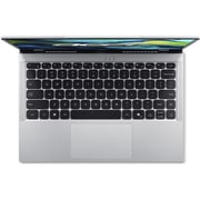 Acer Aspire Lite 14 (2025) Laptop - 13th Gen / Intel Core i5-1334U / 14inch WUXGA / 512GB SSD / 16GB RAM / Windows 11 Home / English & Arabic Keyboard / Silver / Middle East Version - [AL14-51P-58SA]