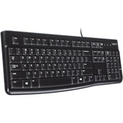 Logitech K120 Plug & Play US International Keyboard Black