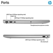 HP (2022) Laptop - 12th Gen / Intel Core i3-1215U / 15.6inch HD / 256GB SSD / 8GB RAM / Shared Intel UHD Graphics / Windows 11 Home / English Keyboard / Natural Silver / International Version - [15-FD0023DX]