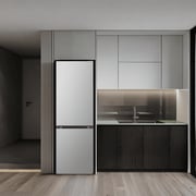 LG No-Frost Bottom Freezer Refrigerator, 431 Liters, Inverter, Prime Silver - GW-B489FMGW