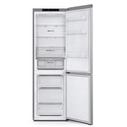 LG No-Frost Bottom Freezer Refrigerator, 431 Liters, Inverter, Prime Silver - GW-B489FMGW