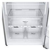 LG Top Mount No Frost Refrigerator, 400 Liters, Silver - GTF402SBAN