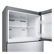 LG Top Mount No Frost Refrigerator, 400 Liters, Silver - GTF402SBAN