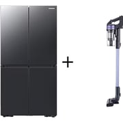 Samsung French Door Refrigerator 650 Litres RF65DG + VS15A603 Vacuum Cleaner
