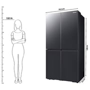 Samsung French Door Refrigerator 650 Litres RF65DG + VS15A603 Vacuum Cleaner