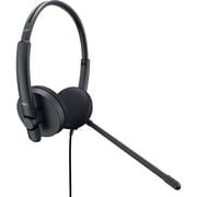 Dell WH1022 Stereo Wired Over Ear Headset Black