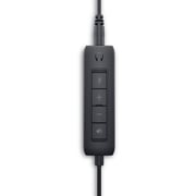 Dell WH1022 Stereo Wired Over Ear Headset Black