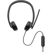Dell WH3024 Wired Over Ear Headset Black