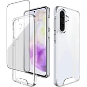 Glassology Clear case W/Screen Protector For Samsung Galaxy A56 Bundle Assorted