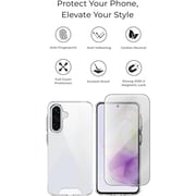 Glassology Clear case W/Screen Protector For Samsung Galaxy A56 Bundle Assorted