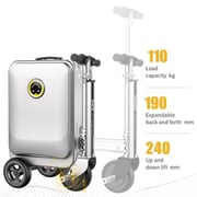 Airwheel Electric Smart Luggage Scooter Silver