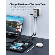 Ravpower 5-in-1 Travel Charger Black