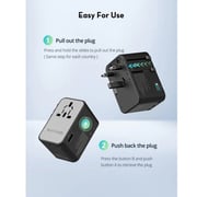 Ravpower 5-in-1 Travel Charger Black