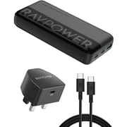 Ravpower 3-in-1 Travel Charging Combo Black