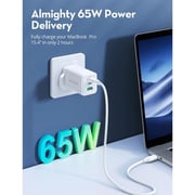 Ravpower GaN 3-Port Wall Charger White
