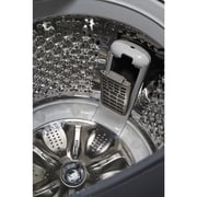 LG 15 Kg Top Load Washing Machine, AIDD, Tub Clean, Full Stainless Steel Tub, ThinQ, Middle Black Colour
