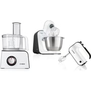 Bosch Styline Hand Mixer 450W with Turbo Whisk, White – MFQ4020GB