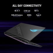 Asus ROG Strix SCAR 16 Gaming (2025) Laptop - 2nd Series / Intel Core Ultra 9-275HX / 16inch WQXGA / 2TB SSD / 64GB RAM / 16GB NVIDIA GeForce RTX 5080 / Win11 Home / English & Arabic Keyboard / Black / Middle East Version-[G635LW-RW062W] - Pre-order