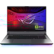 Asus ROG Strix G18 Gaming (2025) Laptop - 2nd Seres / Intel Core Ultra 9-275HX / 18inch 2.5K / 1TB SSD / 32GB RAM / 16GB NVIDIA GeForce RTX 5080 / Win11 Home / English & Arabic Keyboard / Eclipse Gray / Middle East version - [G815LW-S9033W] - Pre-order