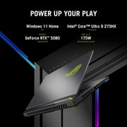 Asus ROG Strix G18 Gaming (2025) Laptop - 2nd Seres / Intel Core Ultra 9-275HX / 18inch 2.5K / 1TB SSD / 32GB RAM / 16GB NVIDIA GeForce RTX 5080 / Win11 Home / English & Arabic Keyboard / Eclipse Gray / Middle East version - [G815LW-S9033W] - Pre-order