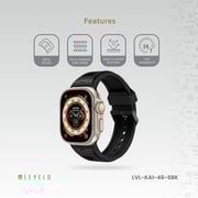 Levelo Kai Watch Strap Black
