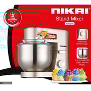 Nikai Mixer with Stainless Steel Bowl and 5 Speed Settings – NSM500A