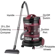 Nikai Vacuum Cleaner with Blower Function, 2000W – NVC350TX