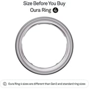 Oura Smart Ring 4 Size 12 Silver