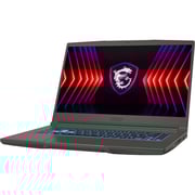 MSI Thin A15 Gaming (2025) Laptop - AMD Ryzen 7-7735HS / 15.6inch FHD / 512GB SSD / 16GB RAM / 4GB NVIDIA GeForce RTX 3050 Graphics / Windows 11 Home / English & Arabic Keyboard / Cosmos Grey / Middle East Version - [B7UC]