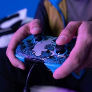 PDP Sheikah Shoot Rematch Glow Wired Controller Black/Blue