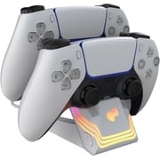 PDP Afterglow Wave Dual Charger White