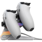 PDP Afterglow Wave Dual Charger White