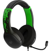 PDP 049-015-JGR Airlite Glow Wired On Ear Headset Jolt Green