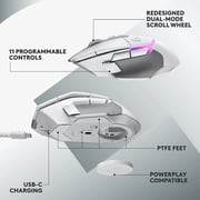 Logitech G502 X Plus Lightspeed Wireless Optical Gaming Mouse White