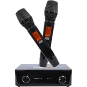 Mediacom MCI Digital Karaoke Mixer With Dual Wireless Mic Black