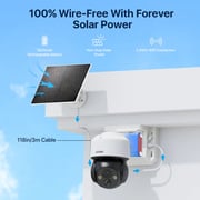 Zosi 1NC-2914M-S-UK Solar Panel Wireless Camera