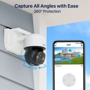 Zosi 1NC-2914M-S-UK Solar Panel Wireless Camera