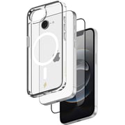 Smartix Magnetic Case With Screen Protector Clear iPhone 16E