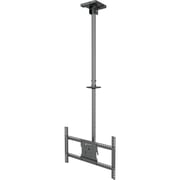 BEETEC Double Pole Ceiling Mount Black