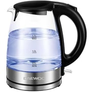 Daewoo Glass Kettle DEK-1218 + Sandwich Maker DSM8090SG + Garment Steamer DGS8380