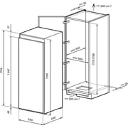 Millen Built-In Full Freezer 200 Litres MBIM 177.4ID