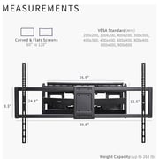 Newstar Heavy-Duty TV Wall Mount Black