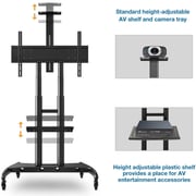 Newstar Sturdy TV Cart Stand Black